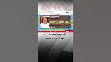 Truy tố bị can Lê Trung Khoa #antv #shorts #thoisu #phandong #letrungkhoa