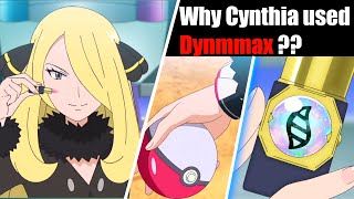 Why CYNTHIA  Didn't used MEGA EVOLUTION | Pokemon Journeys Episode 125 | Pokemon Sword \& Shield 125