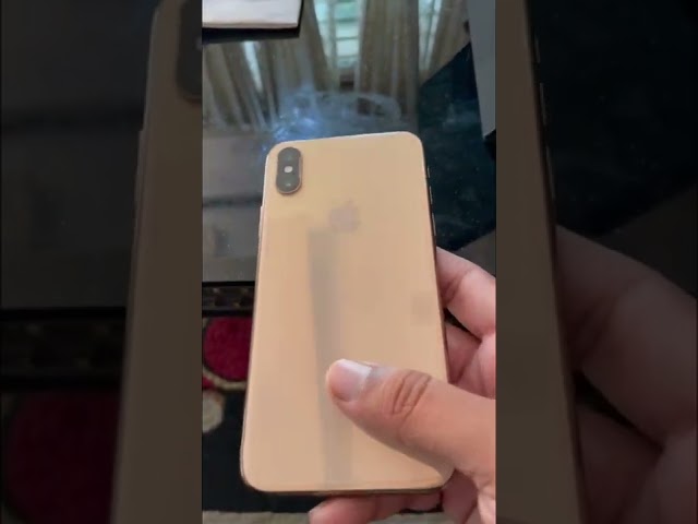 Iphone xs 64GB Gold Colour with 2 sim