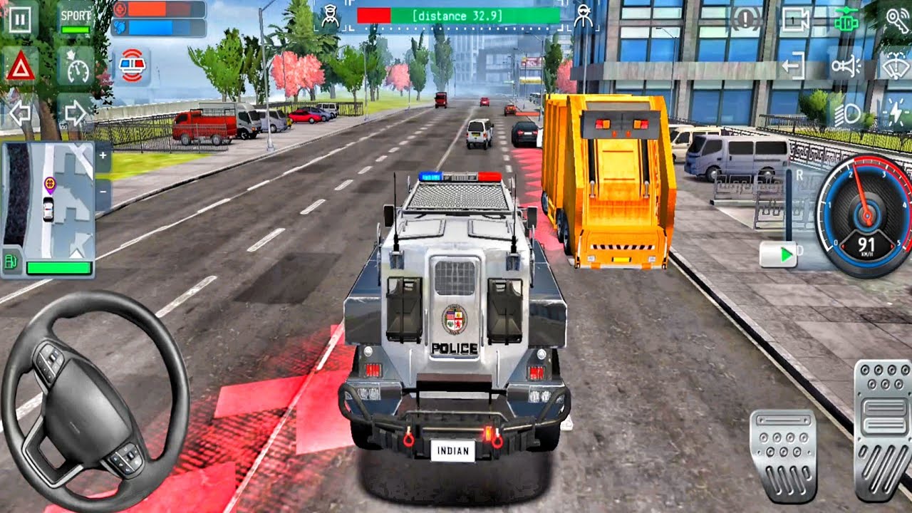 Police Car Driving Simulator - City Cop Car Driving Game - Car Game Android Gameplay