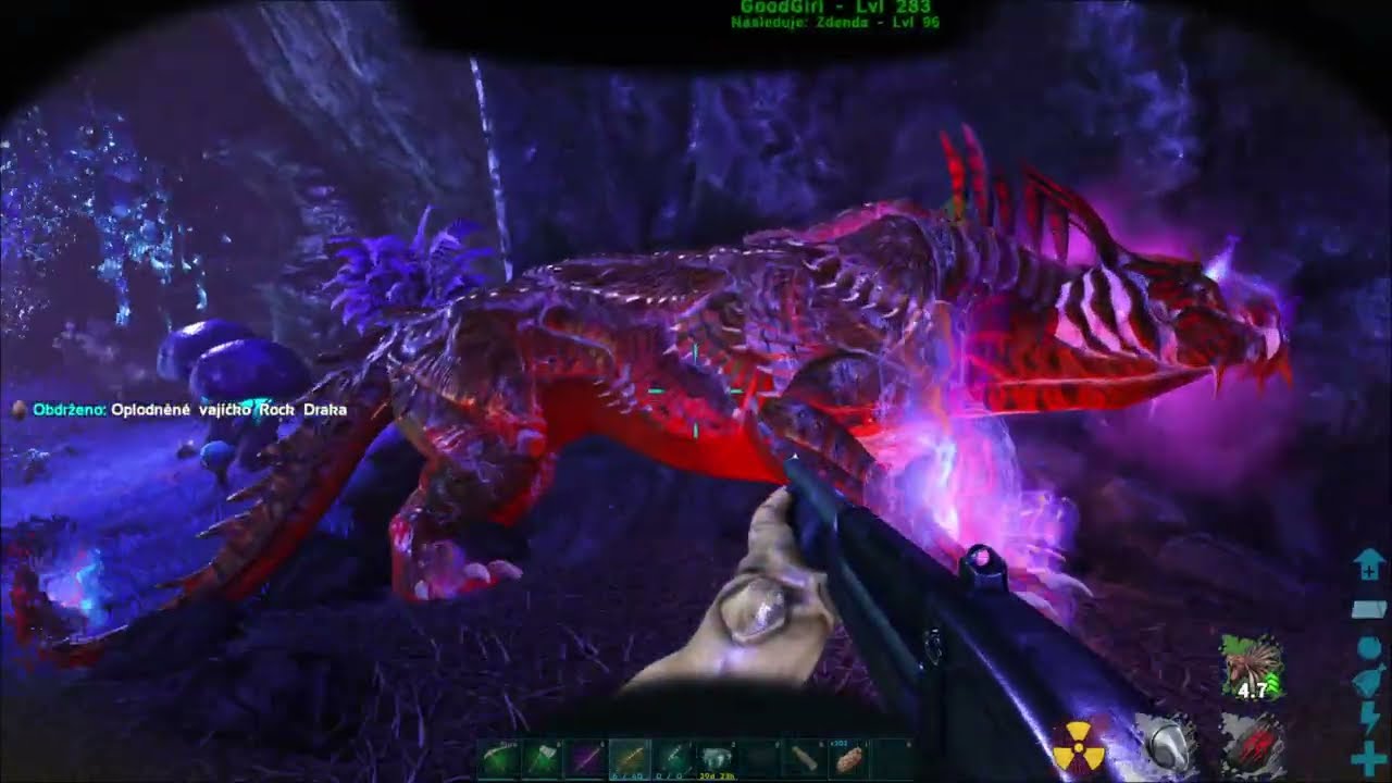 ARK | Rock Drake and Ice Wyvern fun