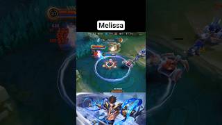 Melissa Attack Speed Madness ⚡ #mobilelegends #mlbb #shorts #fyp