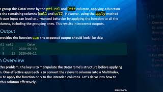 Applying User-Defined Functions on a GroupBy Object in Pandas
