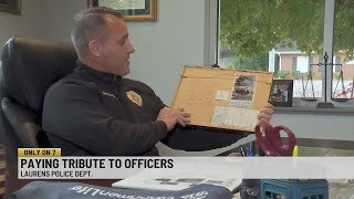 Laurens Police Department honors officers with tribute collage