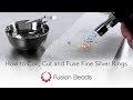 Learn how to Coil, Cut and Fuse Fine Silver Rings with Fusion Beads