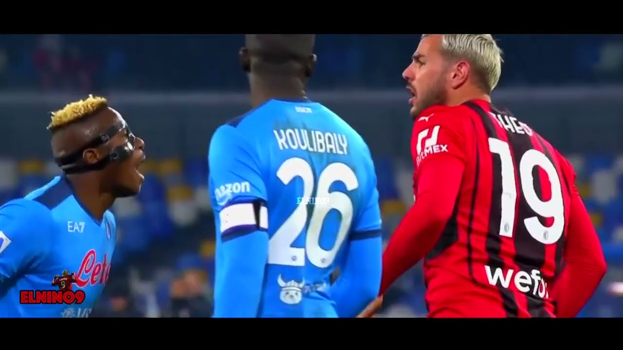 Theo Hernández vs Victor Osimhen➤ 2021\22 (R)