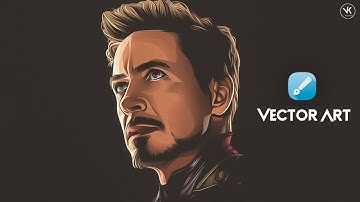 Vector art step by step in INFINITE DESIGN || CARTOON YOURSELF || MOBILE EDITING