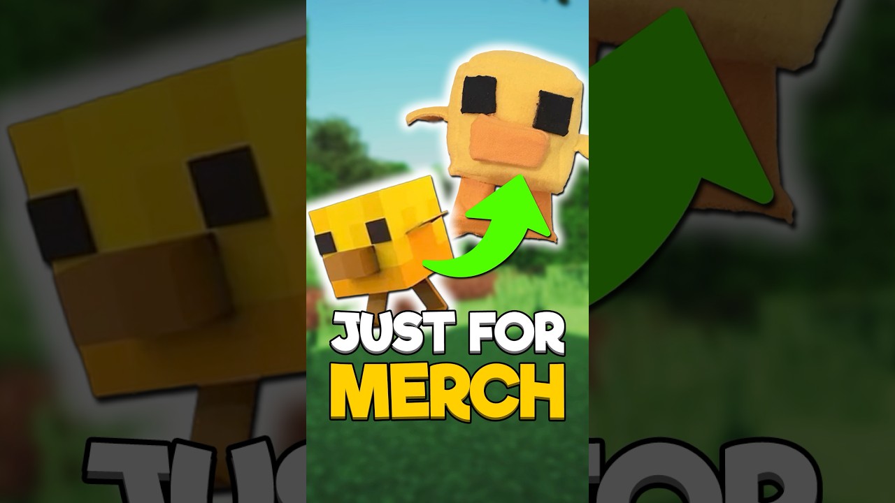 Is Modern Minecraft Just Made For The Merch?