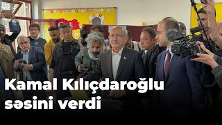 Kamal Kılıçdaroğlu səsini verdi - Türkiyə seçkiləri