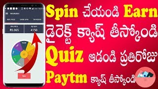 WinWallet Spin & Earn App//Paytm Cash Money Making App/Play Daily Quiz Get ఫాస్ట్ మనీ With Mobile screenshot 4