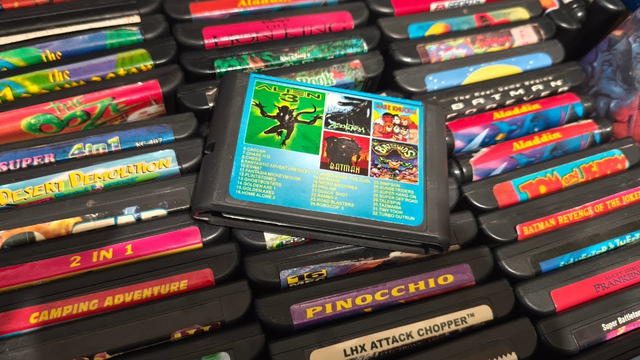 Проверка картриджей Sega #8 (Многоигровка 32 in 1)