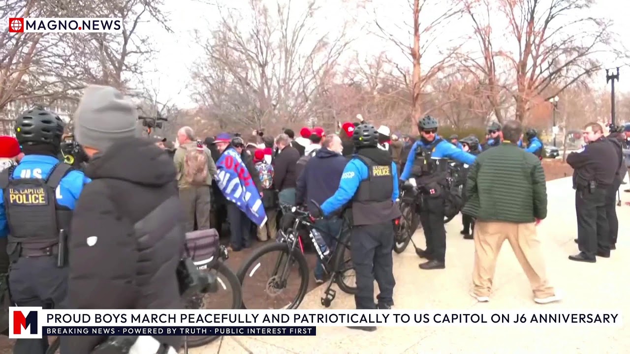 🇺🇸 Proud Boys March Peacefully and Patriotically to US Capitol on January 6 Anniversary [LIVE]
