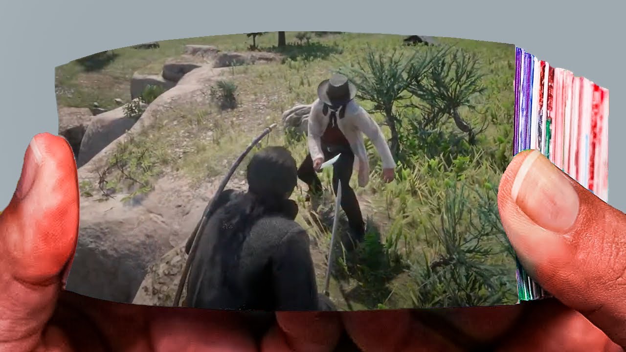Charles's machete fight that you might have missed - RDR2 | Flipbook ...