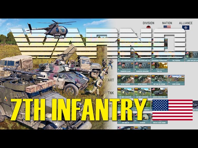 COLUMBIA JOINS! FIRST LOOK at 7TH US INFANTRY! | WARNO Battlegroup
