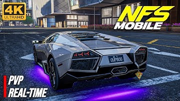 Need For Speed Mobile - ONLINE RACE WITH LAMBORGHINI REVENTON Max Graphics Gameplay (Android/iOS)