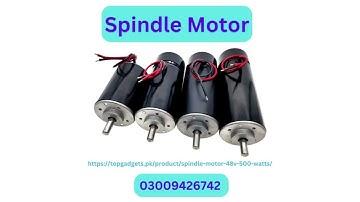 Spindle Motor 500 watts 12000 RPM DC Motor | Brushless Router DC Motor