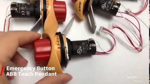 CE3T-10R-02 ABB teach pendant emergency stop button inRobots stock