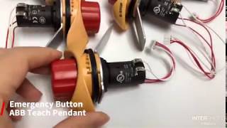 CE3T-10R-02 ABB teach pendant emergency stop button inRobots stock
