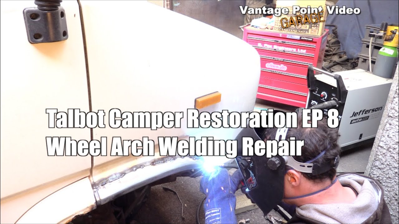 Talbot Express Wheel Arch Welding Repair Camper Van Restoration 8