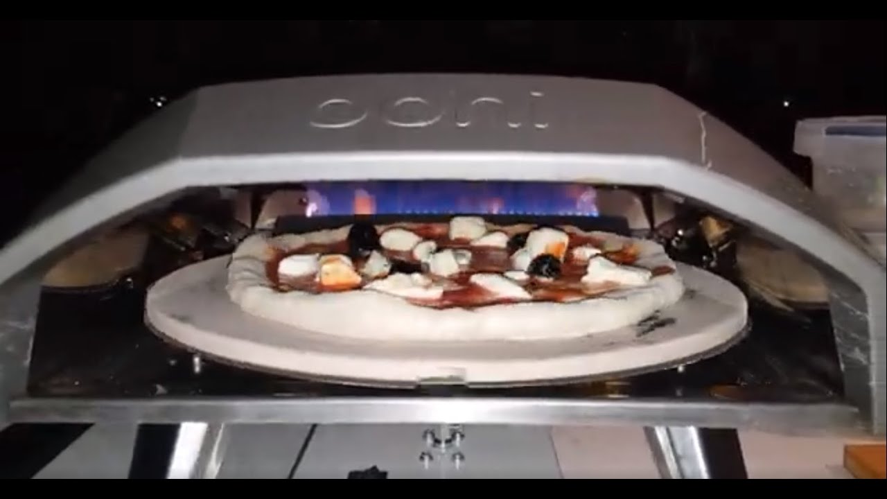 Ooni Koda 12" modifica con pietra rotante - Ooni koda 12" rotating