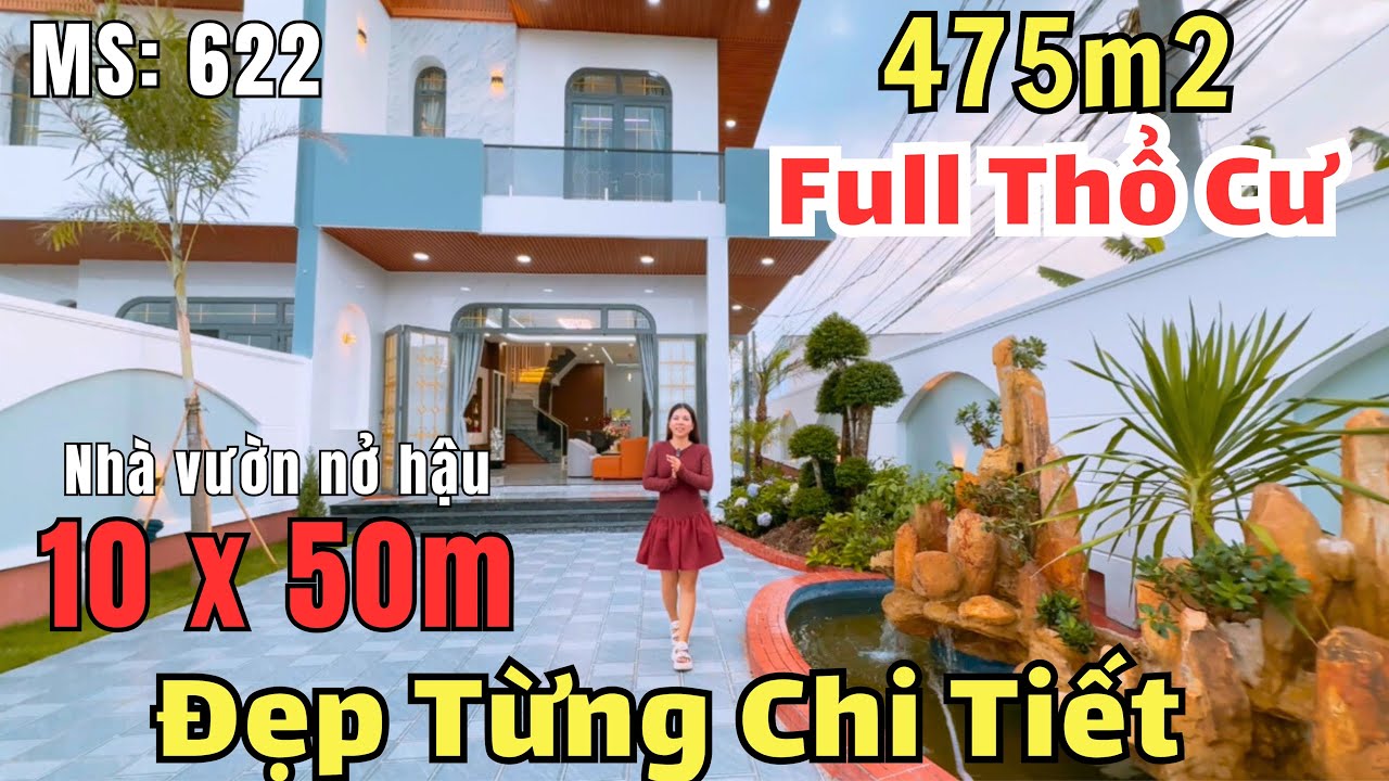 ✅ Nhà Vườn 475m2 Có Vườn Rau Riêng – Ai Thấy Cũng Mê – Sát Sài Gòn đường rộng thênh thang