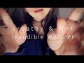 ASMR Moving Real Unintelligible Whispers with Hand Movements