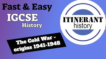 IGCSE History 0470 - The Cold War origins 1941 - 1948