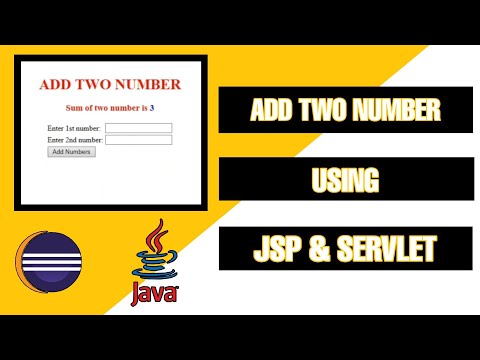 Addition of two number using JSP & Servlet | How JSP & Servlet works together?