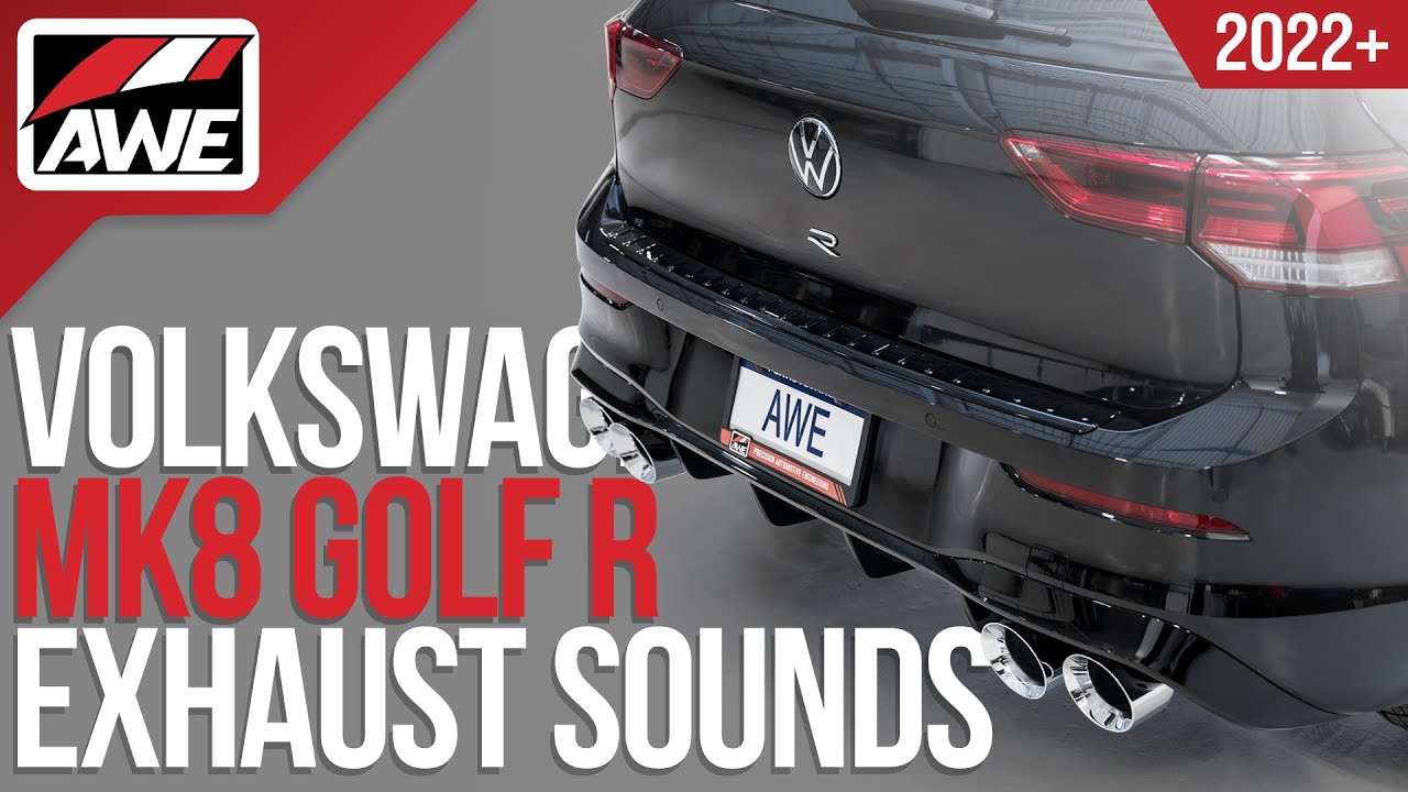 Выхлопная система AWE для Volkswagen Mk8 Golf R