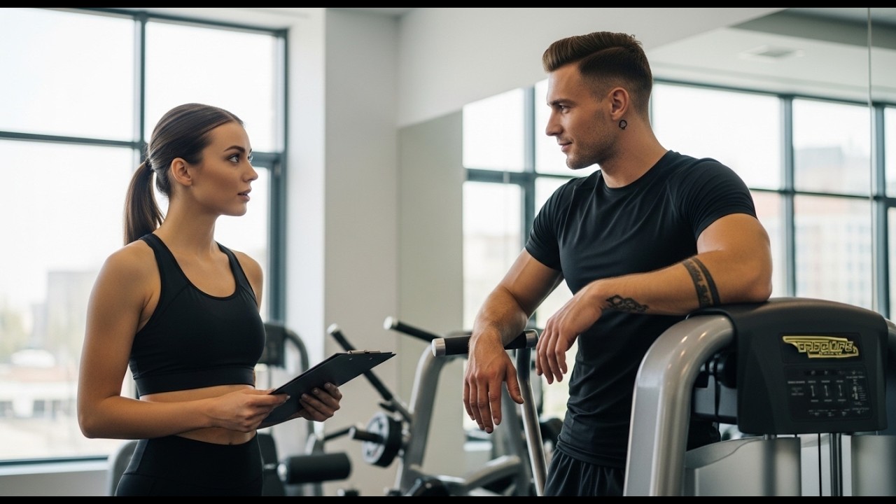 His Shy Personal Trainer Asked  'What's Your Goal ' — He Replied 'A DATE WITH YOU'