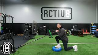 Famous Activ8 | Landmine Front Foot Elevated Reverse Lunge Wealth