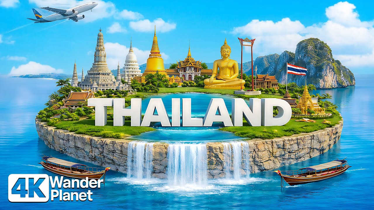 Чудо Таиланда 4K | Чистая тропическая энергия и позитивные вибрации | Расслабляющий тропический дип-