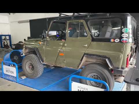 UAZ Turbo - измерение мощности