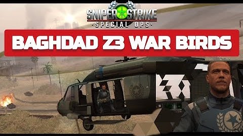 SNIPER STRIKE BAGHDAD Z3 WAR BIRDS GAMEPLAY