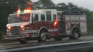 St. Lucie County Fire District Engine 1 Responding Code 3 (2/13/21)