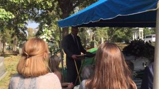 Graveside service