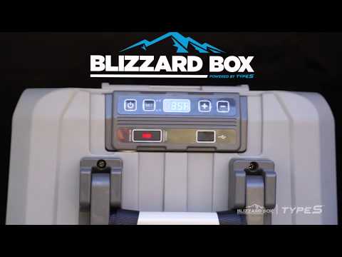 TYPE S BLIZZARD BOX 41QT/38L Portable Fridge/Freezer/Cooler with USB Charging | AC57245-1