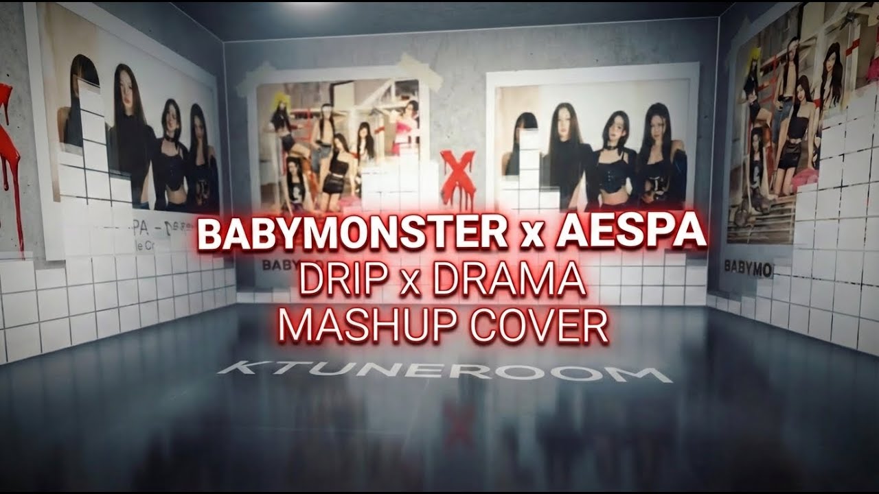 BABYMONSTER × AESPA – DRIP × DRAMA | AI K-Pop Mashup Cover