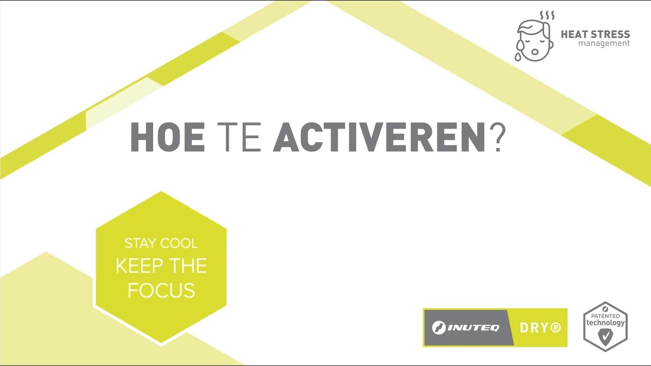 INUTEQ® DRY - Hoe te activeren