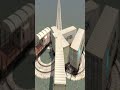 Crazy Extreme Train Running On Circle Diamond Tracks 💥😳 BeamNG.Drive Train simulator 3D #shorts