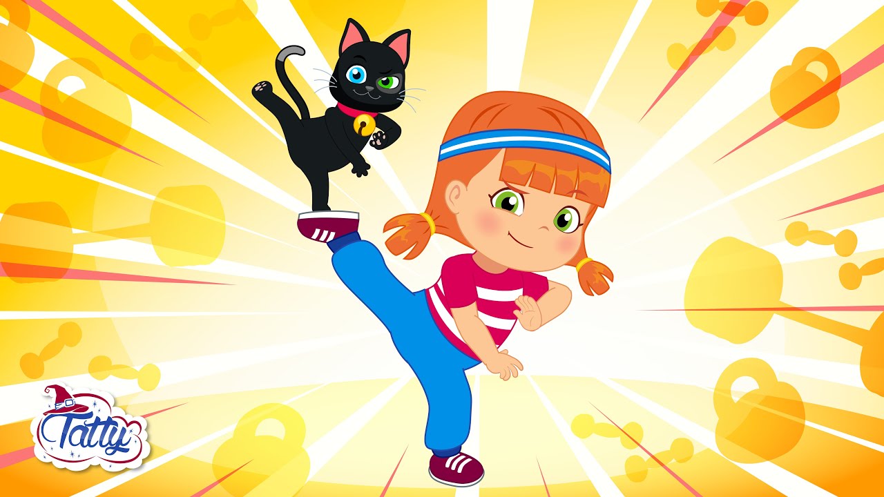 Татти и Мисифу спортуват на открито 🤸‍♀️ Забавни приключения за деца