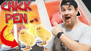 Easy to Build Chick Pen Brooder Box For Baby Chickens How to Video by TheRykerDane 1,379 views 3 years ago 12 minutes, 43 seconds