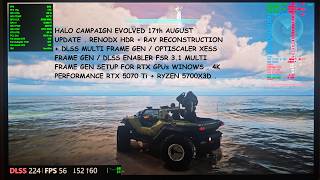 Halo Campaign Evolved RenoDX HDR + Ray Reconstruction + DLSS MFG / FSR 3 MFG / XeFG Optiscaler Setup