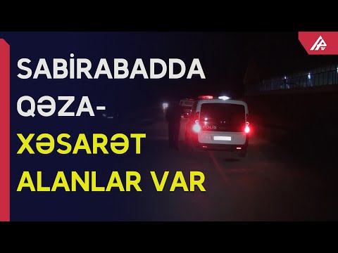 Sabirabadda avtomobil traktorla toqquşub, sürücü ağır xəsarət alıb – APA TV