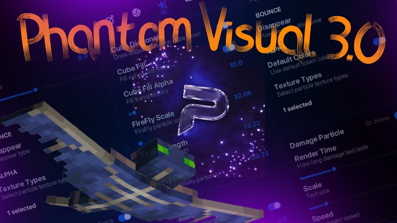 Phantom Visuals Новая замена P#### Visuals - Phantom 3.0 BETA (разрешён на FunTime ...
