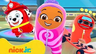 PAW Patrol, Zooli & Blaze Have a Party, Picnic, & Find Treasure! | Jumpsies Eps. 1, 2, & 3 | Nick Jr