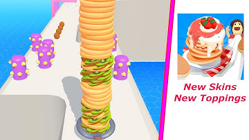 Pancake Run - New Skins, Toppings - Gameplay Walkthrough - Level 270 to 272