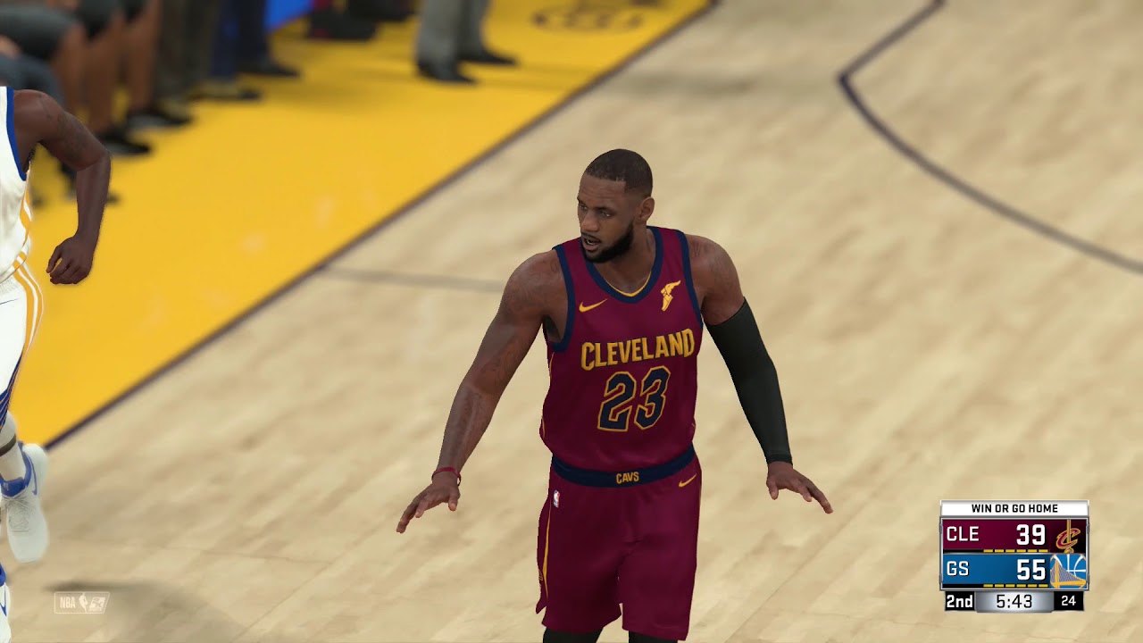 nba 2k18 cavs cover