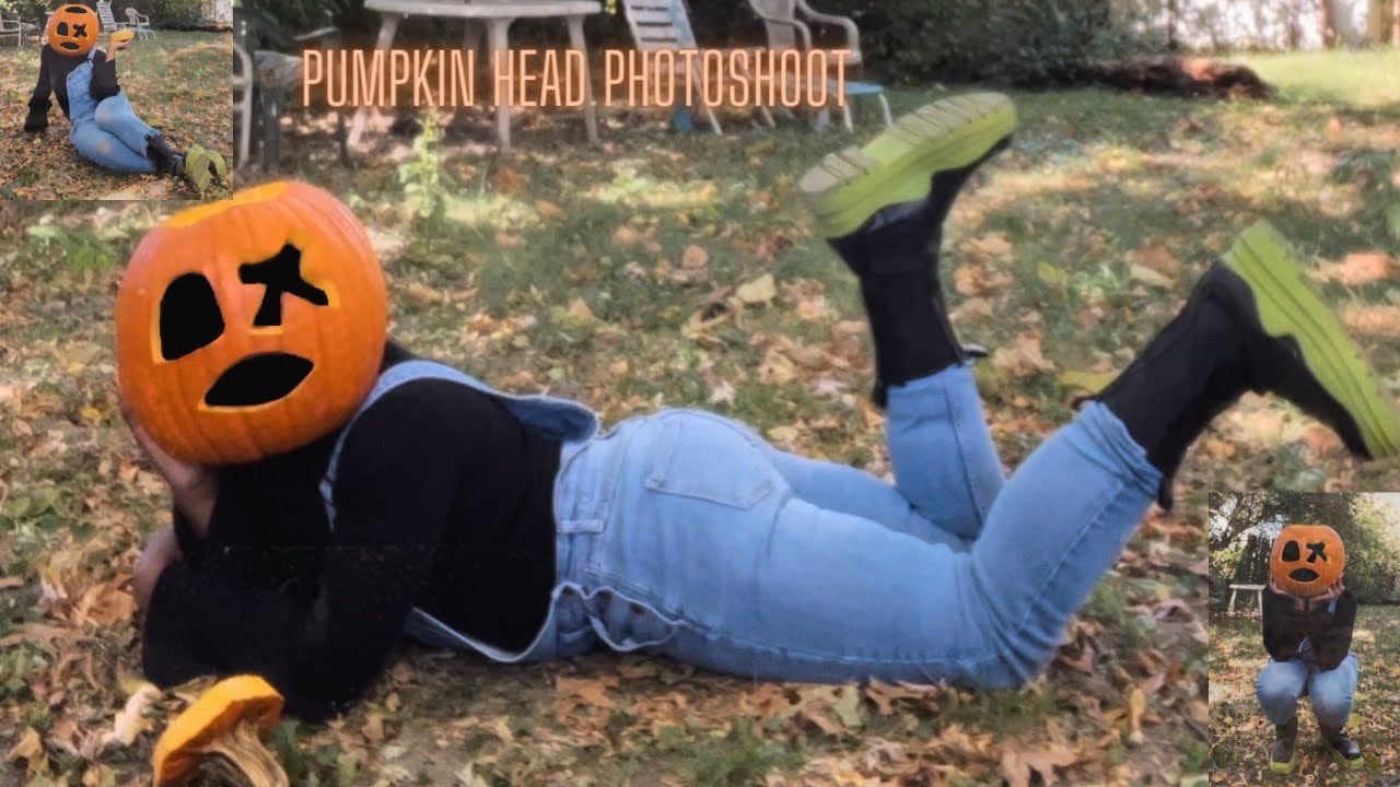 Pumpkin Head Photoshoot | moone.