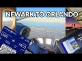 Polaris Business Class | United Airlines Boeing 757-200  | Trip Report | Newark to Orlando
